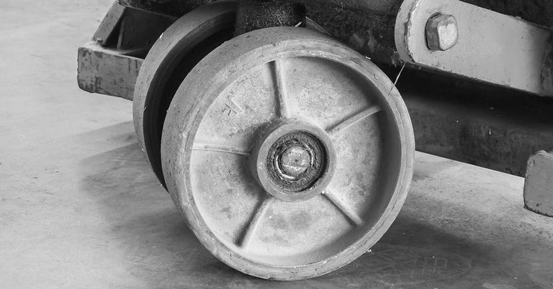 pallet jack wheel axle