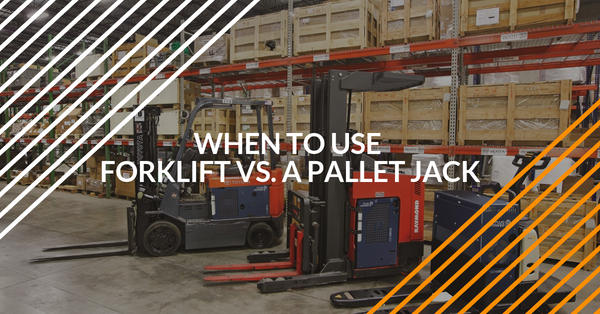 Pallet Jack vs Forklift - Which is better for you?