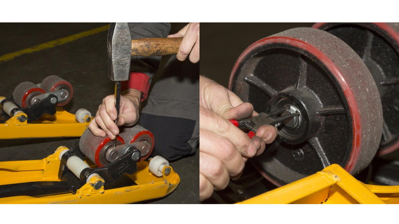 How to Replace a Damaged Pallet Jack Wheel