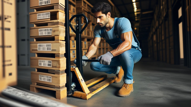 how to bleed a pallet jack