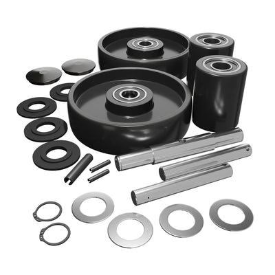 GWKJETWCK Complete Wheel Kit Pt2748w Ultra Poly for 70d Jet A, L and J