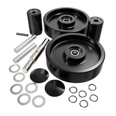 GWKJTPTXCK Complete Wheel Kit Ptx Nylon for Jet A, L, and J Pallet Jack Hydraulic Unit