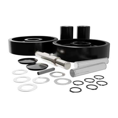 GWKJTPTXCK Complete Wheel Kit Ptx Nylon for Jet A, L, and J Pallet Jack Hydraulic Unit