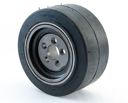 PR313054001 Drive Tire Assy For Palletmaster Electric Pallet Jack Smooth Flat Rubber