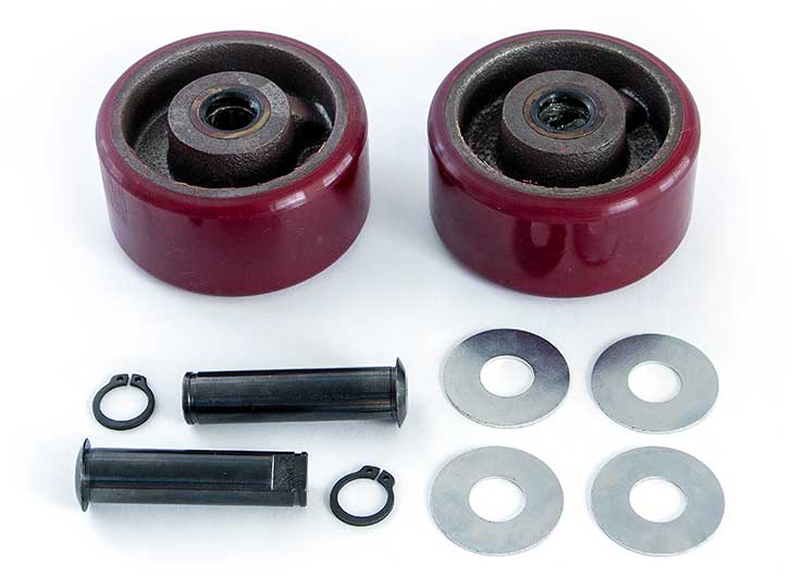 CR71894KIT Load Wheel Kit For Crown 15mt 20mt Electric Pallet Jack Poly 92a