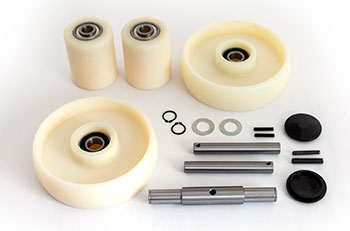 GWK-BTU-CK-N Complete Wheel Kit (Nylon) for BT Pallet Jacks