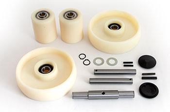 GWKRJ50PCKN Complete Wheel Kit (Nylon) for Raymond Pallet Jacks