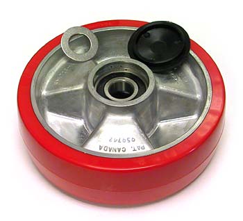 WE 272663HD Steer Wheel Assembly for Wesco CPI Pallet Jack Hydraulic Unit