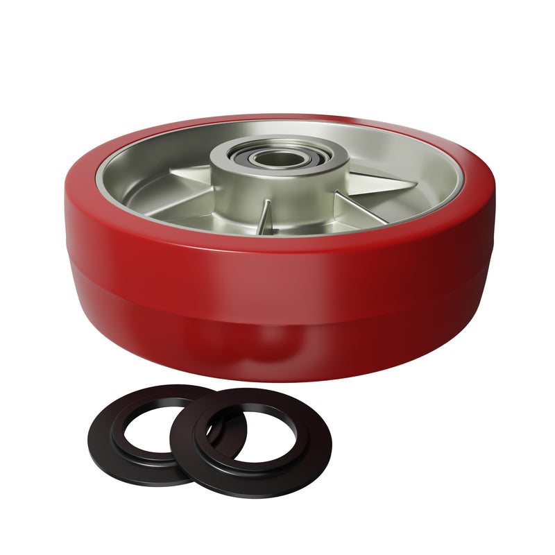 MG148A Steer Wheel Assy for Magnum (Intrupa) Pallet Jacks