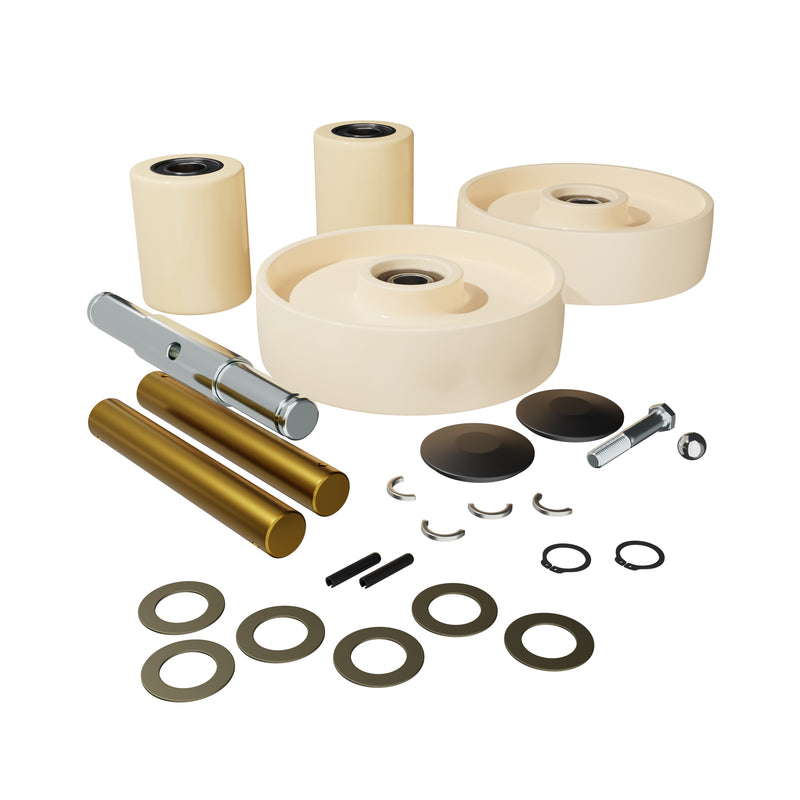 GWK-ECO2N-CK Complete Wheel Kit (Nylon) for Mobile I-55 Pallet Jack