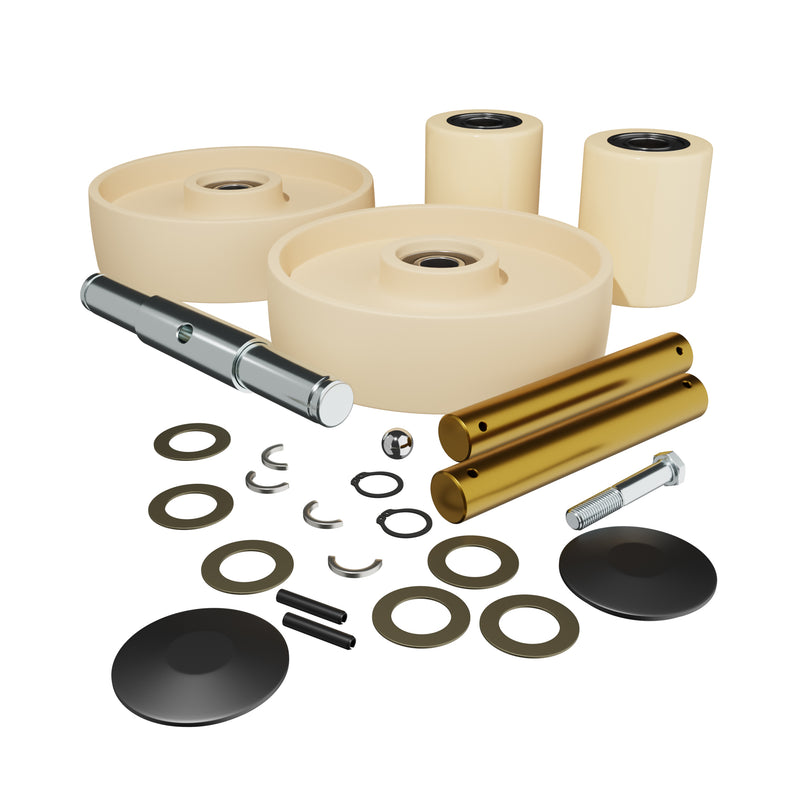 GWK-ECO2N-CK Complete Wheel Kit (Nylon) for Mobile I-55 Pallet Jack