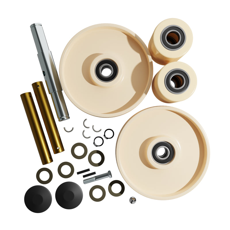 GWK-ECO2N-CK Complete Wheel Kit (Nylon) for Mobile I-55 Pallet Jack