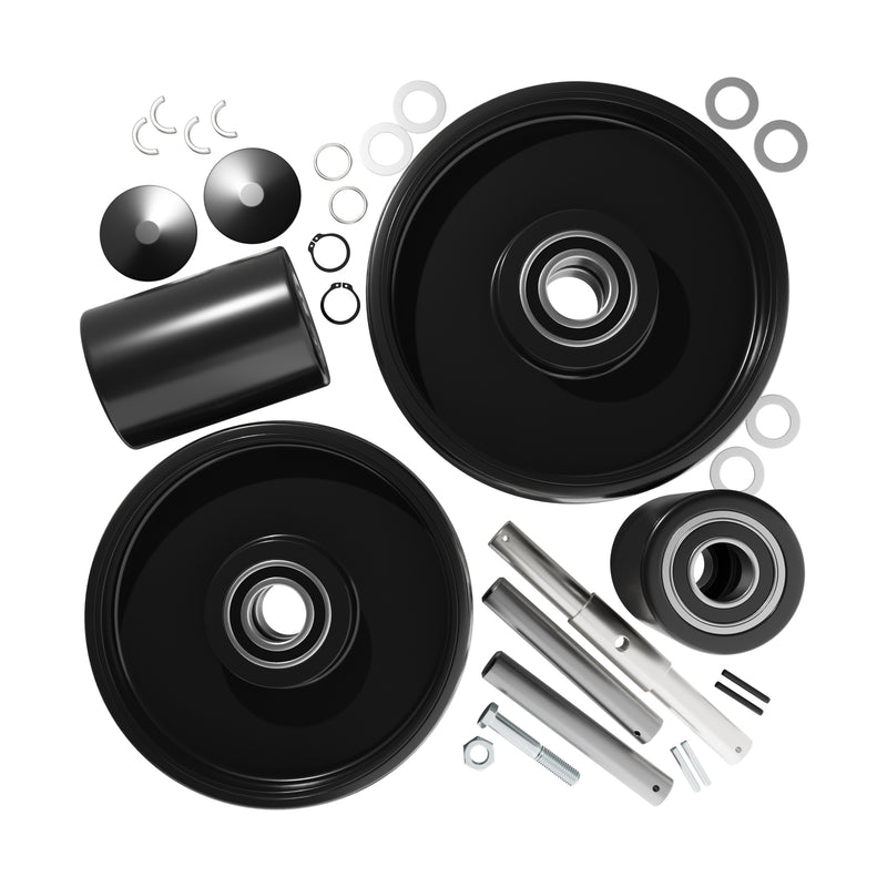 GWKECOCK Complete Wheel Kit (Ultra Poly) 70d for Mobile I55 Pallet Jack