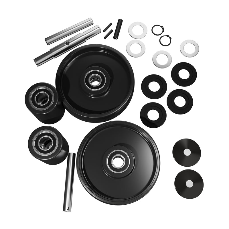 GWKEP55IICK Complete Wheel Kit (Ultra Poly) 70d for Atlas Pallet Jacks