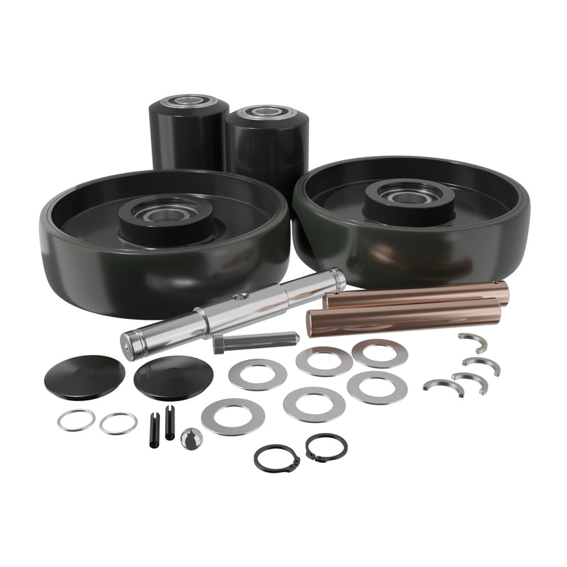 GWK-VJ2-CK Complete Wheel Kit (Ultra Poly) for Valu-Jack Pallet Jacks