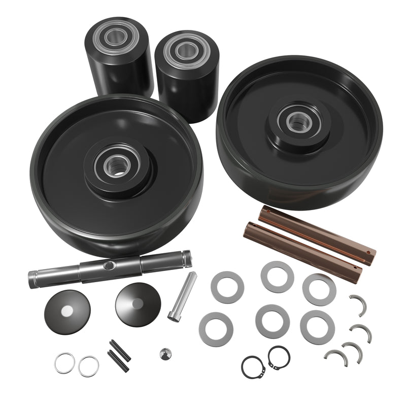 GWK-VJ2-CK Complete Wheel Kit (Ultra Poly) for Valu-Jack Pallet Jacks