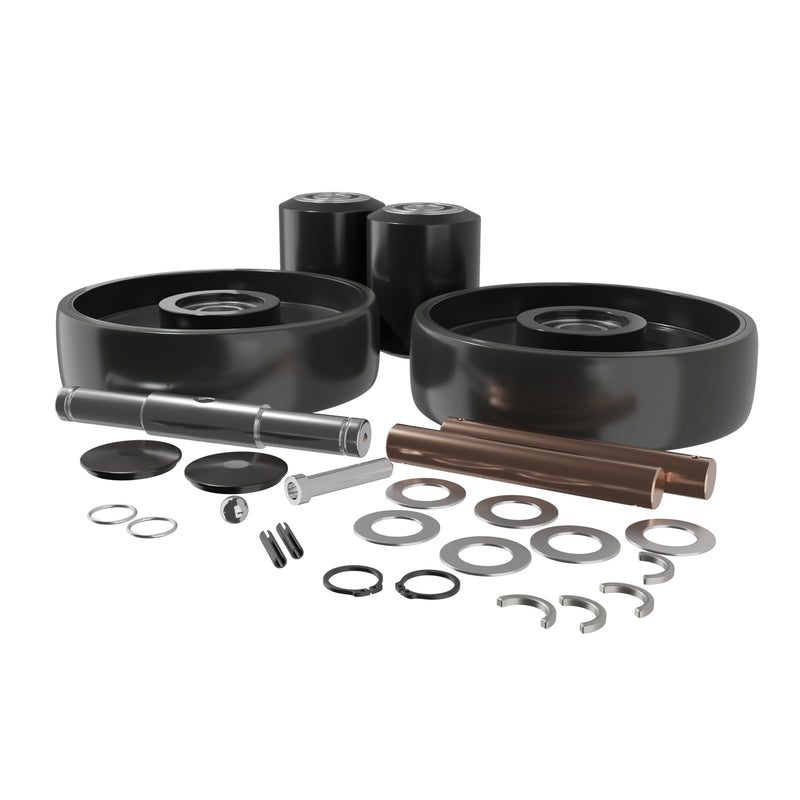 GWK-VJ2-CK Complete Wheel Kit (Ultra Poly) for Valu-Jack Pallet Jacks