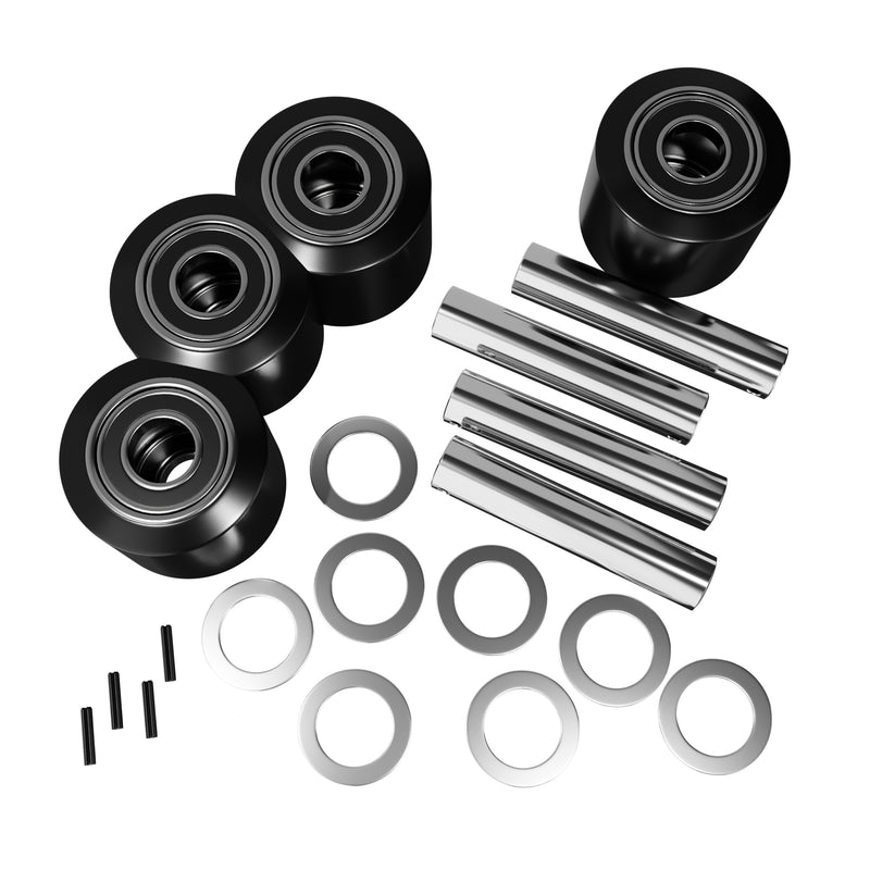 Aftermarket LM025231KIT Load Wheel Kit (UltraPoly) 70d for Hu25t Pallet Jack