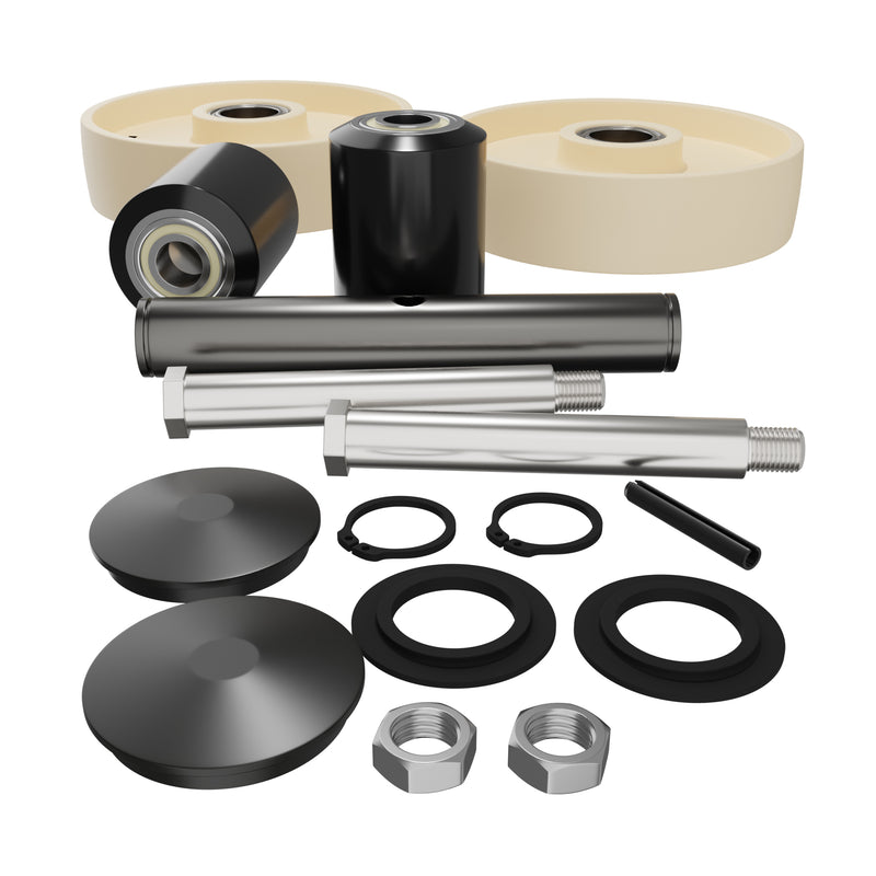 CopyofGWKLR2055CK Complete Wheel Kit (Ultra Poly) 70d for Lift-Rite Lr2055 Pallet Jack