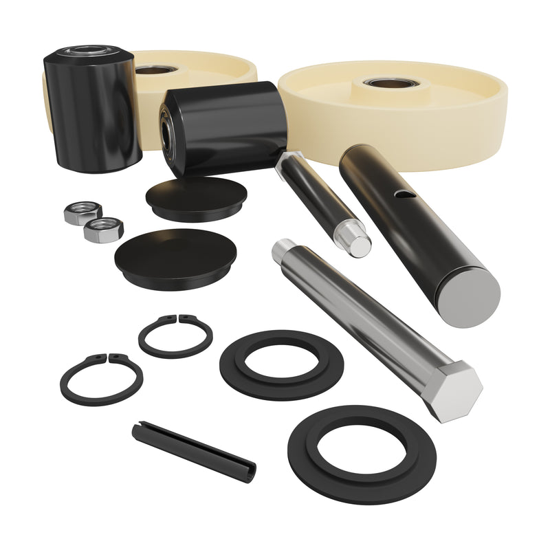 CopyofGWKLR2055CK Complete Wheel Kit (Ultra Poly) 70d for Lift-Rite Lr2055 Pallet Jack