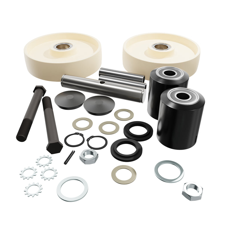 GWK-L50-CK Complete Wheel Kit (Ultra Poly) 70d for Lift-Rite L50 Pallet Jack