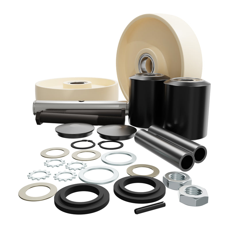 GWK-L50-CK Complete Wheel Kit (Ultra Poly) 70d for Lift-Rite L50 Pallet Jack