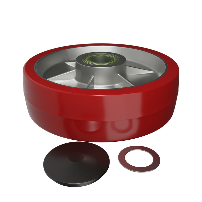 LF10236BAD Steer Wheel Assy for Lift-Rite Pallet Jacks