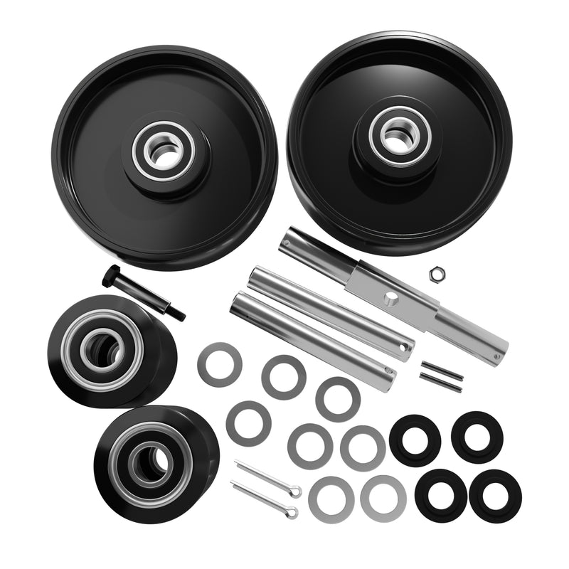 GWK-PUAA-CK Complete Wheel Kit (Ultra Poly) 70d for Pallet Mule Pallet Jacks