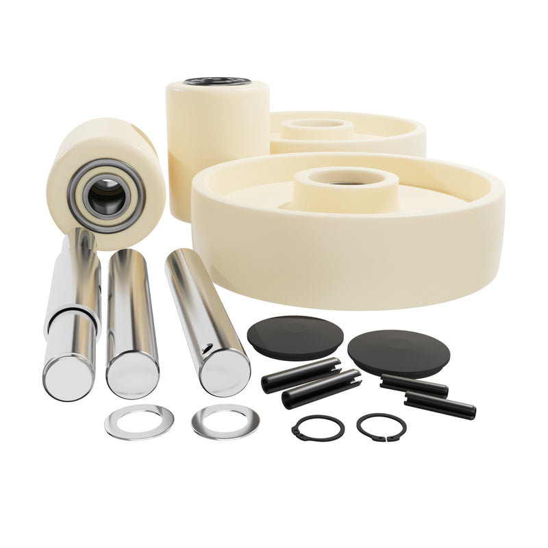 GWK-BTU-CK-N Complete Wheel Kit (Nylon) for BT Pallet Jacks